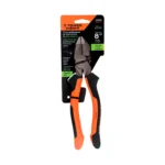 Alicate pinza electricista 8" uso rudo, alta palanca, Comfort Grip 12350