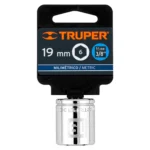 Dado de 19 mm, 6 puntas, cuadro 3/8", Truper 13683