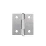 Bisagra cuadrada 2", satinado, cabeza plana, BASIC 25106