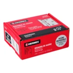Bisagra cuadrada 2-1/2" acero inox, cabeza plana, HERMEX 43226