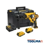 Rotomartillo Sds-Plus 2.6J + Atornillador de Impacto 1/4" 20V + 2 Bat + Caja de Herramientas Dewalt DCK260D1P1T-B2