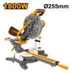 Sierra ingleteadora telescópica 1800w 10" industrial Ingco BM2S180017 - Imagen 2