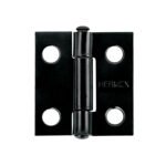 Bisagra rectangular 1" negra, hermex (Caja de 20 unidades)