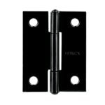Bisagra rectangular 2" negra, hermex (Caja de 20 unidades)