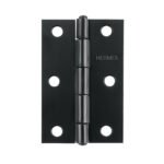 Bisagra rectangular 2-1/2" negra, hermex (Caja de 20 unidades)