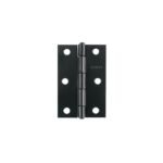 Bisagra rectangular 3" negra, hermex (Caja de 20 unidades)