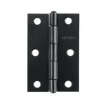 Bisagra rectangular 3-1/2" negra, hermex (Caja de 10 unidades)