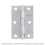 Bisagra rectangular 4´´ acero pulido, cabeza media bola, Hermex (Caja de 10 unidades)