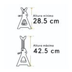 Caballete 3ton 2 piezas para auto Uyustools - Imagen 4