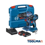 Taladro Percutor 1/2" GSB 185-LI + Atornillador de Impacto 1/4" Hex GDR 18V-200 Bosch 0601.9J2.1E0-000