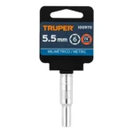 Dado largo de 5.5 mm, 6 puntas, cuadro 1/4", Truper 100970