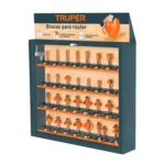 Exhibidor con 30 brocas para router, Truper 55218