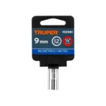 Dado de 9 mm, 12 puntas, cuadro 1/4", Truper 100981