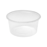 Envase Circular 8 Oz Transparente
