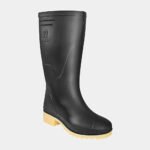 Botas Unisex Caminera Caña Baja Negro Amarillo - Imagen 2