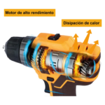 Combo Taladro 20v + Amoladora 4 1/2" 20v Ingco - Imagen 4