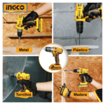 Combo Taladro 20v + Amoladora 4 1/2" 20v Ingco - Imagen 13