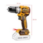 Combo taladro ½" + mini motosierra 5" 20v Ingco - Imagen 3