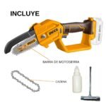 Combo taladro ½" + mini motosierra 5" 20v Ingco - Imagen 5
