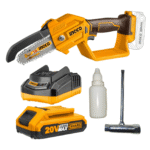 Mini motosierra 5" 20v incluye batería 2ah y cargador Ingco
