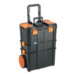 Caja para herramientas 3 en 1 con ruedas + Combo Taladro 1/2" 600W + Amoladora 4 1/2" 800W Truper - Imagen 9