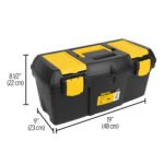 Caja para herramientas 19" con compartimentos Pretul - Imagen 2
