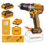 Taladro percutor 86 nm incluye baterías y cargador Ingco