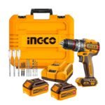 Taladro percutor 96nm incluye 2 baterías 4ah y cargador Ingco