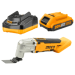 Combo lijadora orbital 20v + herramienta multifuncion 20v Ingco - Imagen 9