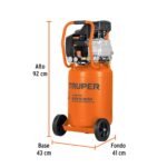 Combo Compresora vertical 50 litros truper + accesorios Ingco - Imagen 2