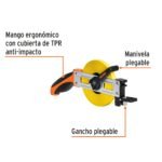 wincha metalica de 30m tipo cruceta Truper - Imagen 2