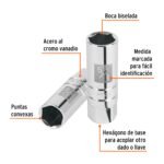 Dado hexagonal encastre 3/8'' para bujías de 5/8''. truper - Imagen 2