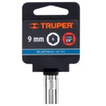 Dado de 9 mm, 6 puntas, cuadro 1/4", Truper 13171