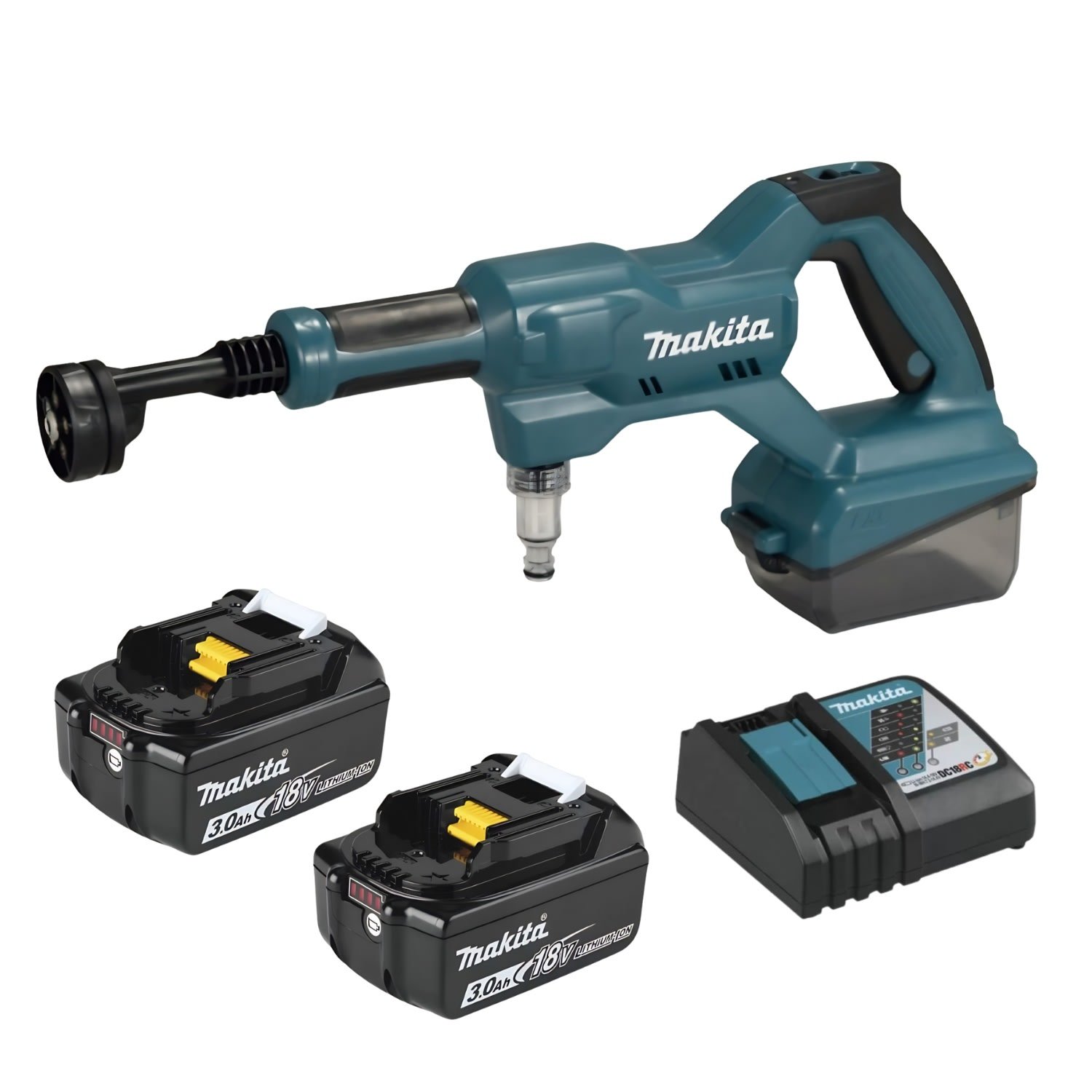 dhw180z01-632g12-3-630718-55397 Hidrolavadora inalambrica 18V + 2 baterias y cargador Makita - Imagen 1