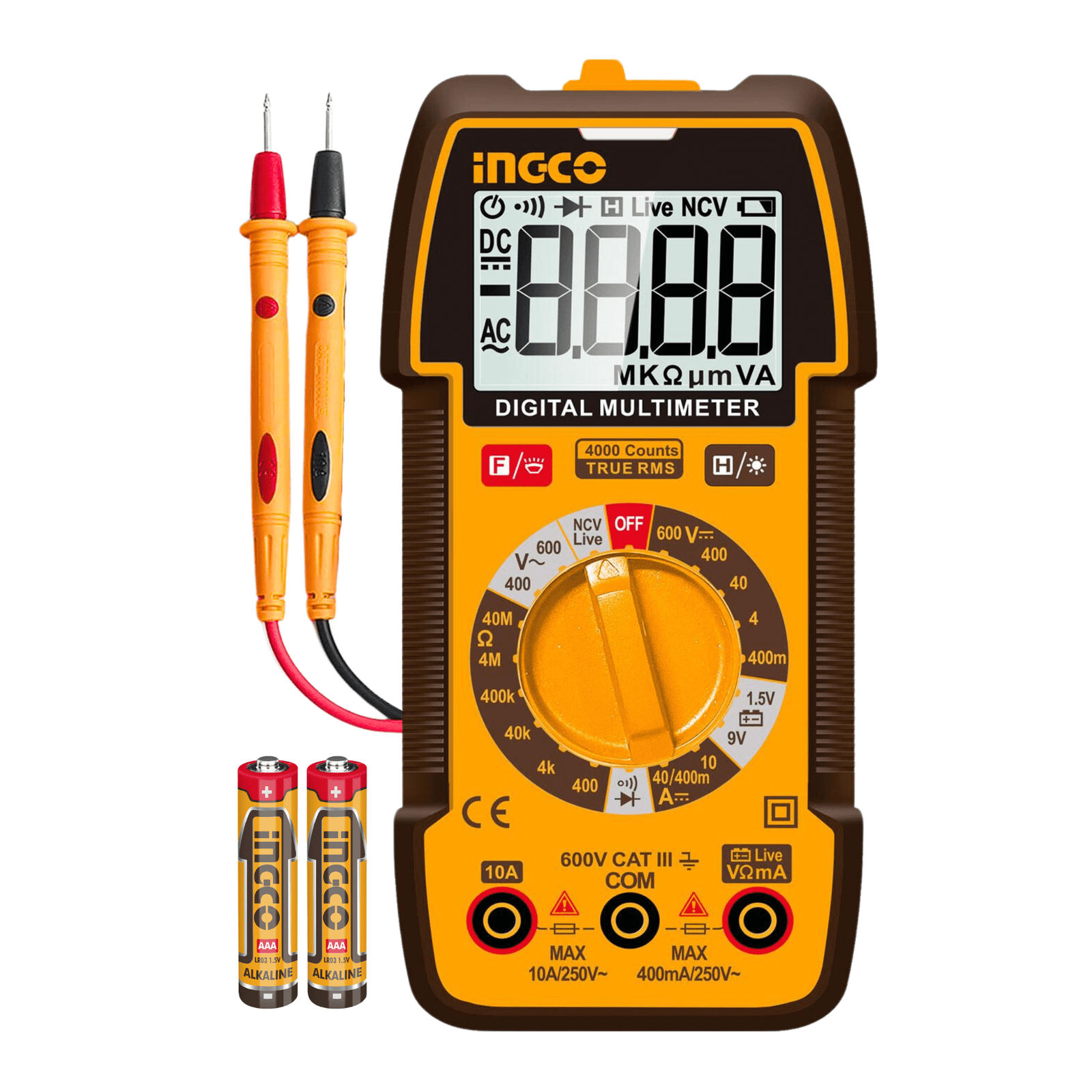 dm360029072 Multimetro digital 600V industrial Ingco - Imagen 1