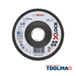 Disco Flap X571 X-LOCK Best for Metal, 115mm, G120, Curvo, Fibra de Vidrio 2608.619.200-000