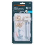 Juego de 17 accesorios neumáticos, cuerda 1/4" NPT, TRUPER 19022