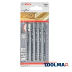 Hoja Caladora T244D X5unid HCS Curvo/Grueso Especial Madera 2608.667.302-000