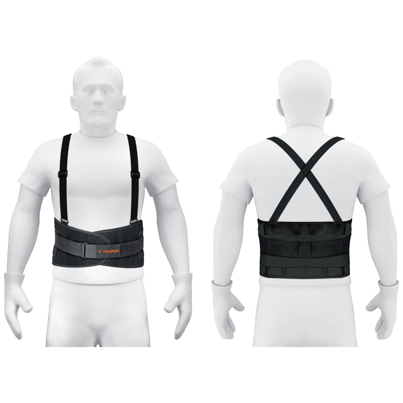 faja-xlx5651 Faja lumbar con tercer cinturón talla XL Truper - Imagen 1
