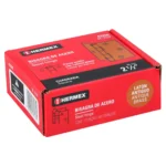 Bisagra cuadrada 2-1/2", latón antiguo, cabeza plana, HERMEX 43250