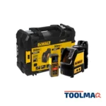 Nivel Laser Luz Verde Líneas Cruzadas 20 Metros + Medidor de Distancia Láser 30 Metros Dewalt DW0889CG-XJ