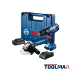Taladro Percutor 18V 1/2" GSB 180-LI + Esmeril Angular 4-1/2" 710W GWS 700 + Maleta Plástica Bosch 0615.A00.1LP-000