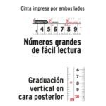 Flexómetro compacto 10 m con grip, cinta 25 mm, Truper - Imagen 4