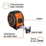 Wincha compacta contra impactos 5.5 m cinta 25 mm, Truper - Imagen 2