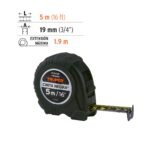 Wincha cinta negra 5 m cinta 19 mm Truper - Imagen 2