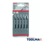 Hoja Caladora T119BO X5unid HCS Curvo/Fino Especial Madera 2608.630.310-000