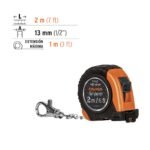 Llavero wincha gripper 2 metros truper - Imagen 3