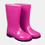 Bota Infantil Solida Fucsia Violeta - Imagen 2