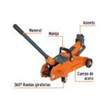 Kit Gata lagarto + Llave Cruz plegable + Triangulo de seguridad Truper - Imagen 3