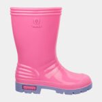 Bota Infantil Solida Rosado Violeta